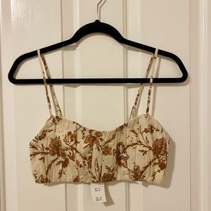 Ruched Abercrombie Bra Top NWT